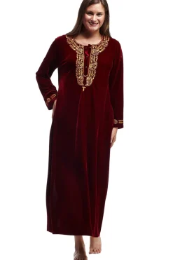 La Cera™ Vestido De Terciopelo La Cera