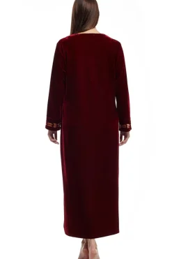 La Cera™ Vestido De Terciopelo La Cera