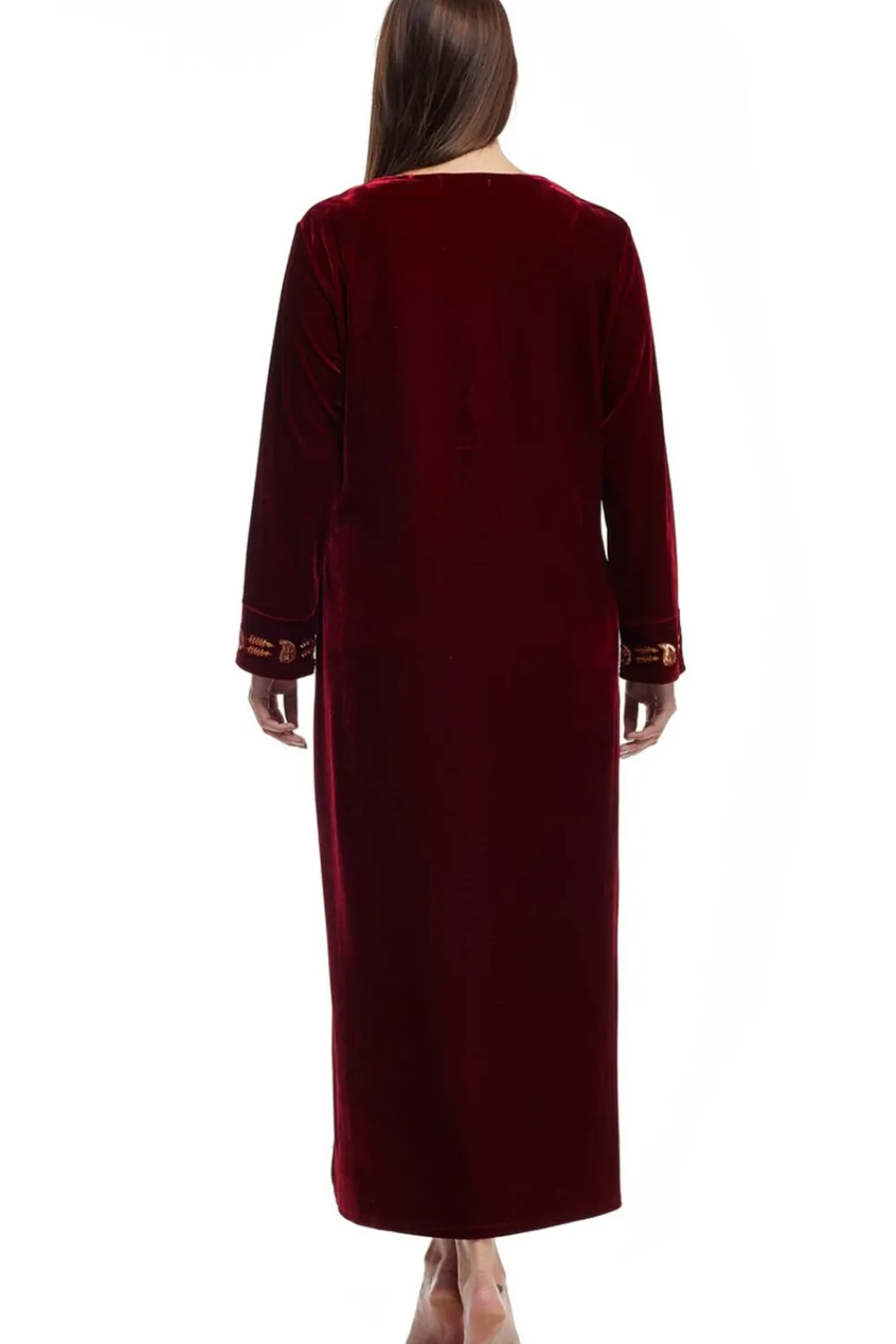 La Cera™ Vestido De Terciopelo La Cera