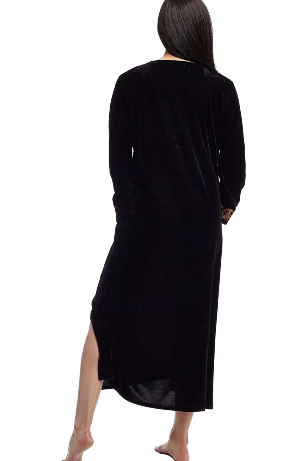 La Cera™ Vestido De Terciopelo La Cera