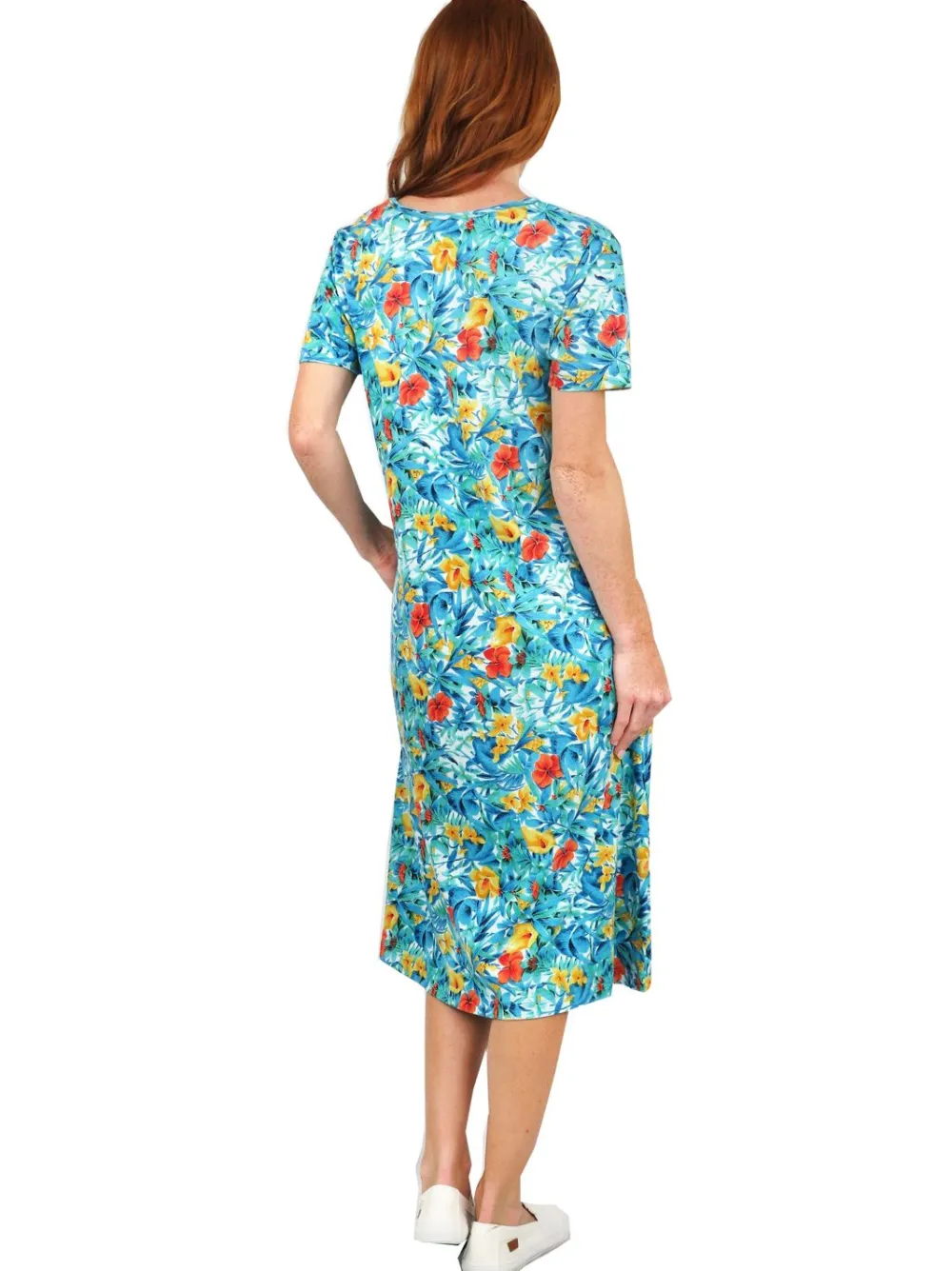 La Cera™ Vestido Evase Con Estampado Floral La Cera
