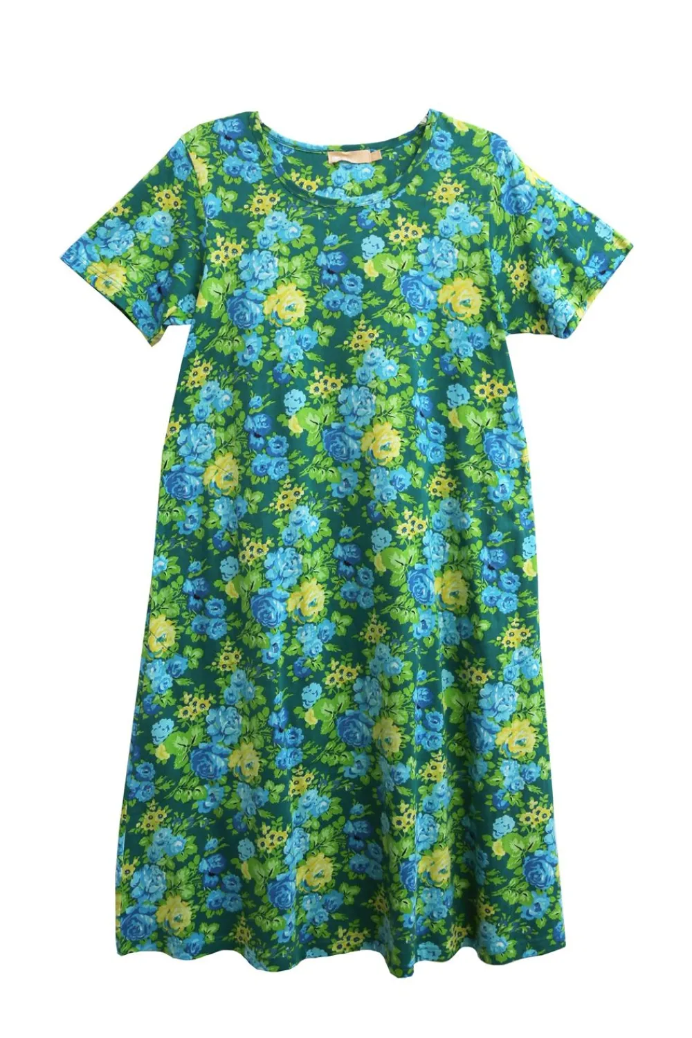 La Cera™ Vestido Evase Con Estampado Floral La Cera - Talla Grande