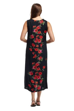 La Cera™ Vestido La Cera Sin Mangas Con Cuello En V