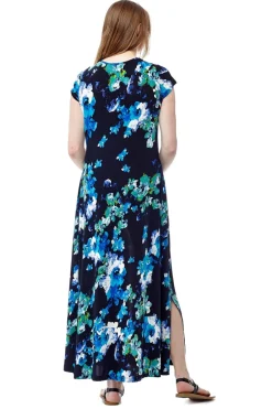 La Cera™ Vestido Largo Con Estampado Floral Y Paisley De La Cera