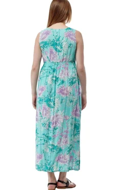 La Cera™ Vestido Largo Sin Mangas Con Cuello En V La Cera
