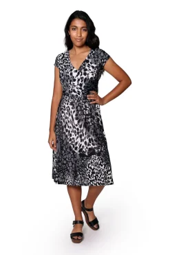 La Cera™ Vestido Sin Mangas Con Estampado Animal La Cera