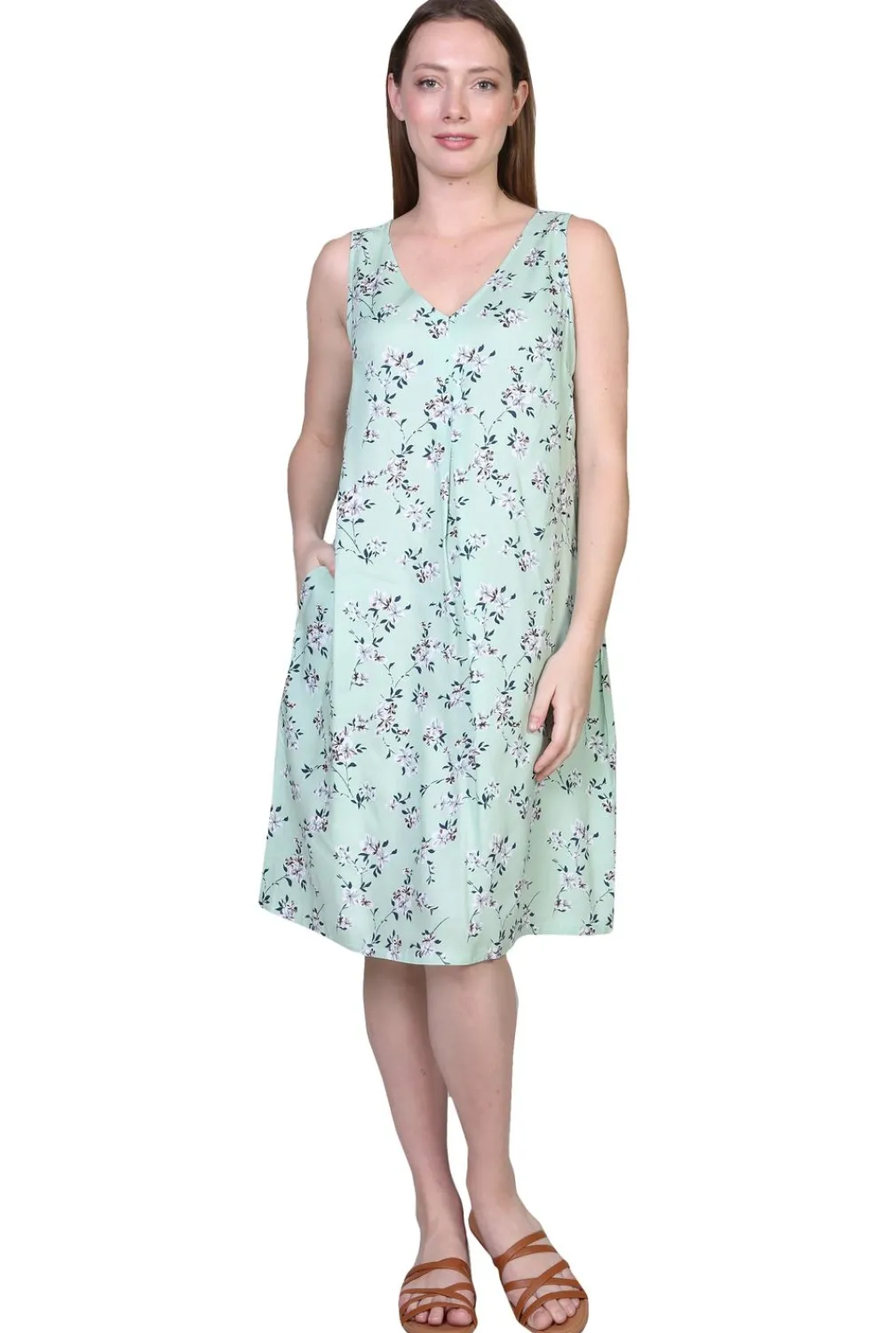 La Cera™ Vestido Sin Mangas La Cera