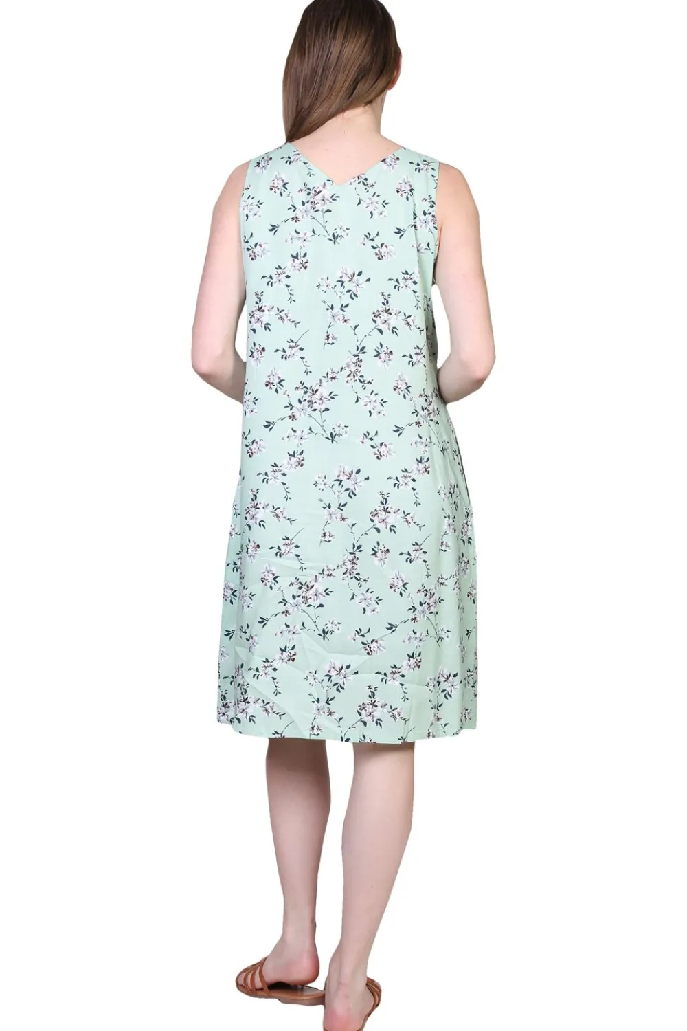 La Cera™ Vestido Sin Mangas La Cera